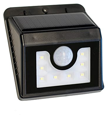 Wireless Solar Motion Sensor Light | Motion-Activated Security Light | Ideal for Patios, Driveways, Alleys, Front and Back of The House | L11.5xW8.5xD4cm | Easylife Lifestyle Solutions | Pack of 2
