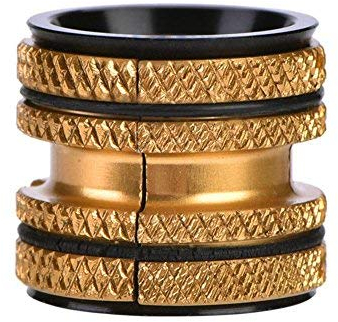 Ahead Expander,Tbest Ahead Kappe,Ahead Steuersatz Fahrrad Headset Stecker 28,6,Aluminiumlegierung Fahrrad Steuersatz Expander Kompressor Stecker Erweiterungsstecker Für 28,6Mm Carbon Gabel Teile(Gold)