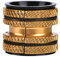 Expander Forcella Carbonio,Tappo Auricolare Per I 28.6, Tappo Per Compressore Expander Tappo Per Espansore Per Icletta In Lega Di Alluminio Tappo Per Espansione Per Forcelle In Carbonio Da 28,6Mm(Oro)