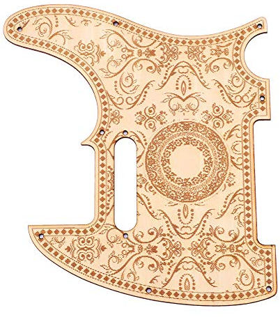 Gitarren-Schlagbrett, Ahornholz-Plattenschutz, Gravur, Schlagbrett-Set Im Vintage-Stil, Performance-Zubeh?r Playing accessories f¨¹r TL-Gitarren-Ersatzteile