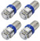 Ruiandsion 4 bombillas LED BA9S 24 V azul 5050 5SMD LED para placa de matrícula, luces interiores de cúpula de lectura