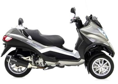 Pot Maxi Scooter leovince Nero Compatible avec 400/500 Piaggio mp3 2008-