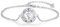 KINGWHYTE Chakra Armband 925 Sterling Silber Yoga Aum Om Ohm Amulett Gliederarmband Yoga Schmuck Yoga Geschenke für Frauen und Mädchen