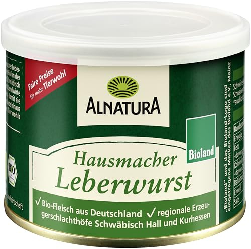Alnatura Wurstkonserve, Hausmacher Leberwurst 200 g