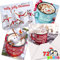 JOYIN 72 Weihnachtskarten mit Umschlägen für die Winterweihnachtszeit Frohe Weihnachtskarten, Wintertier-Kollektion, Wintergeschenkkarten, die schönsten Weihnachtsgrüße - Frohe Weihnachten