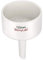 StonyLab Entonnoir Buchner en Porcelaine 100mm, Filtre Entonnoirs en Porcelaine Buchner OD 10cm pour Laboratoire (120mm)