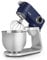 H.Koenig Robot Pétrin Professionnel Multifonctions 5L KM126 Inox bleu mat Puissant 800W, Robot Cuisine Pâtissier Pétrin 8 vitesses, Fouet, Batteur, Crochet, Pétrisseur, Couvercle anti-éclaboussure