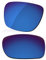 LenzReborn Verres polarisés de rechange pour lunettes de soleil Oakley Holbrook XL OO9417, Bleu marine - Miroir polarisé, taille unique