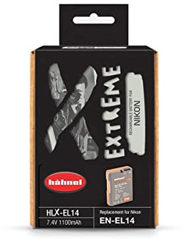 Hähnel - Extreme - HLX-EL14 - Li-ion Rechargeable Battery for Nikon - Compatible with Nikon Coolpix P7000 / Bridge, Coolpix P7700/ P7800, D3100, D3200/ D3400, D5100/ D5200/ D5400 & P700 (Bridge/SLT)