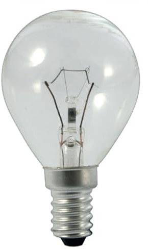 Dencon Accessories 3745 230v 40w Oven Bulb, E14, Dimmable, Clear, 300°C