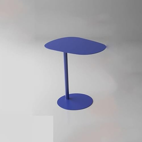 Supporto da tavolo Nordic Soggiorno Divano Tavolino Tavolo da caffè Semplice mini tavolino piccolo tavolino da caffè Tavoli da spuntino (Color : Blauw, Size : 53 * 38 * 50cm)