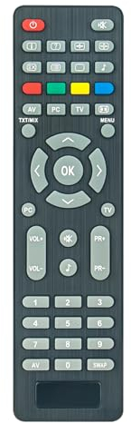 ALLIMITY Fernbedienung Ersatz passend für BEKO LCD TV 20LB450 26WLB500S 17WLB450S 27WLB500S 20LB330 26WLB520HD 32WLA520HD 15LB250S 15LB450S