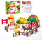 COCO&Friends Magnetic Tiles Farm Animals for Toddlers Kids Age 3+, Building Toys for Sensory Development, Birthday Gifts for Girl Boy