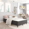 ShGaxin Boxspringbett, dunkelgrau, aus Stoff, 120 x 200 cm, Boxspringbett, Schlafzimmer, modernes Bettgestell, 3054707