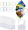 Yamobi Porte-Cartes Pour Yoto Cart, Anneaux Et Languettes, 50 Languettes Autocollantes Avec 10 Anneaux, Sac De Voyage Pour Enfants Avec Accessoires Yoto, Porte-Cartes