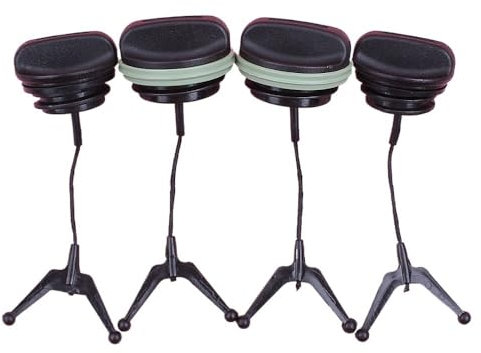 4 tapas de depósito de combustible for motosierra Husqvarna 340, 345, 346XP, 350 y 353. Repuestos for motosierra.