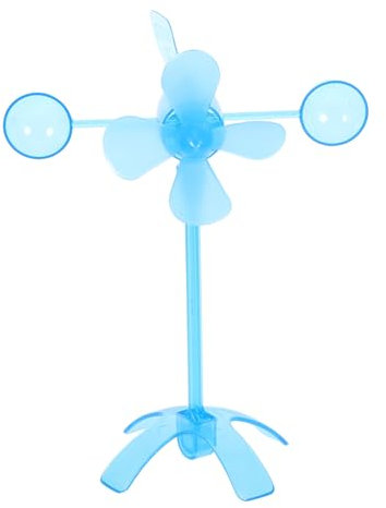 ABOOFAN Für Windkraftanlagen Generatoren-wissenschaftskit Dampfturbine Windmühlen-generator-bausatz Windturbinen-bausatz Für Privathaushalte Kleiner Motorbausatz Sky-blue Plastik