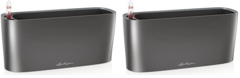 Lechuza Delta 10 anthrazit metallic 15467 (Packung mit 2)