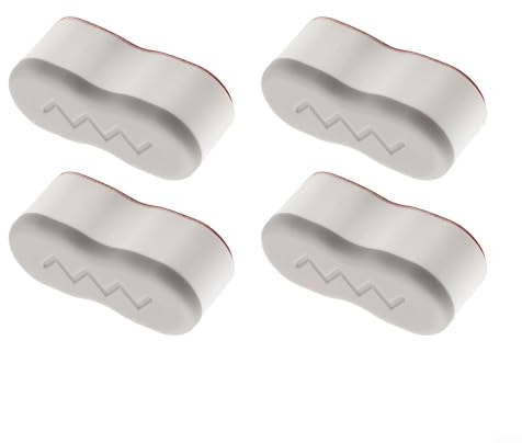 4PCS Toilet Seat Buffers Bidet Risers Bidet Height-Increasing Pads for Bidet Toilets Seats Buffer Spacer