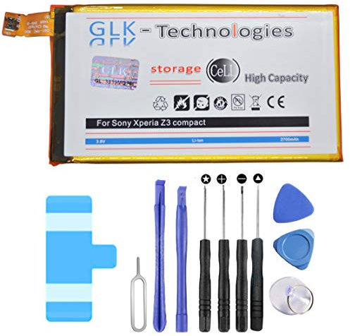 Original GLK-Technologies® Akku kompatibel mit Sony Xperia C4 Z3 Compact 2700mAh NEU