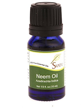 SVATV neem Olio essenziale per aromaterapia, neem, olio profumato per diffusori di fragranze e massaggi, 10 ml