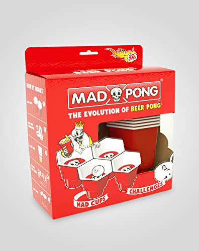 Mad Party Games MadPong Beer Pong Game Beerpong with Challenges