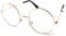 Adults Metal Frame Wizard Glasses with Clear Lens [Rose Gold]
