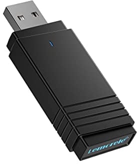 WLAN Adapter 1200Mbit/s, WLAN Bluetooth Stick DualBand 867Mbit/s (5GHz), 300Mbit/s (2.4GHz) Netzwerk Empfänger(5dBi Antenne und Wireless USB 3.0 Adapter mit Bluetooth 5.0) für Windows/Mac OS/Linux
