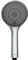 WENKO Wasserspar Duschkopf Watersaving, Handbrause mit Wasserspar-System, 3 Strahlarten, Ø 11 cm, ABS, Grau