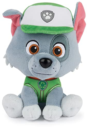 GUND Offizielles Paw Patrol Rocky in Signature Recycling Uniform Plüschtier, Stofftier ab 1 Jahren, 15,2 cm