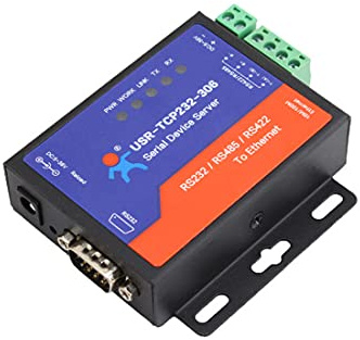PUSR USR-TCP232-306 Ethernet-Konverter RS422/RS232/RS485 Serial zu Ethernet Unterstützung DNS DHCP integrierte Webseite