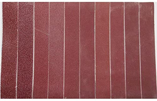 Kleine Minibandmaschine DIY Poliermaschine Schleifmaschine Schärfmesser Miniklinge 330 * 15 / 25mm Schleifband-25 MM Breite 320 Mesh