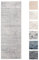 Kurzflor Teppich Laufer Wohnzimmer Silber 80 X 200 cm, Moderner Super Soft Kurzflor Teppich