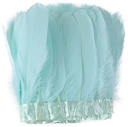 VIXDA 1 Meter Rosa Gänsefedern Trimmen 15-20 cm Für Hochzeitskleid Dekoration Nähen Handwerk Feder Lampe Material Plume Ribbon