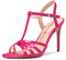 Saekcted Donna Spillo Alto High Tacco Heel Aperte sulla Punta Cinturino alla Caviglia Slingback Sandali da Matrimonio Dress Scarpe 10 CM Heels Rosa 42 EU