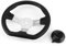 Volante Volante da Corsa Volante Universale da 270 Mm Volante in Lega di Alluminio per Accessorio Carrello da Corsa GO Kart SUV