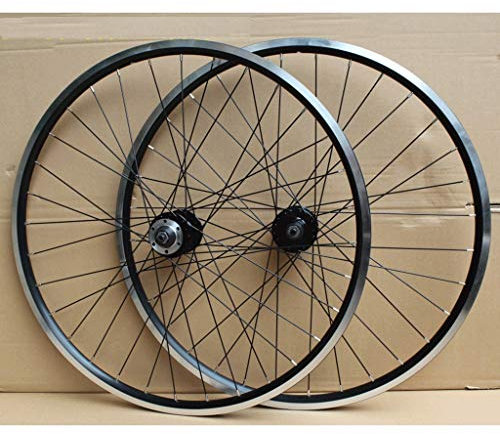HSQMA MTB Fahrradräder 26 Zoll Fahrrad Laufradsatz Double Layer Rim Abgedichtetes Lager Scheiben-/Felgenbremse Schnelle Veröffentlichung 8/9/10 Geschwindigkeit Kassettenschwungrad 24H