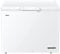 Haier HCE301E, Arcon Congelador Horizontal, 300 L, Ancho 111 cm, Función Fast Freeze y Congelación, 2 Cestos Metálicos, Display Digital, Interior de Aluminio Texturizado, Tirador Exterior, Blanco