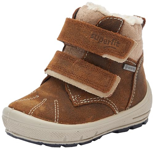 Superfit Jungen GROOVY Boot, Modern, BRAUN/BEIGE 3010, 27