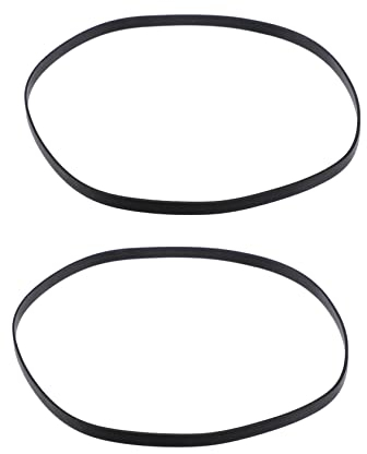 WHAMVOX 2piezas De De Goma para Tocadiscos Compatible Máquinas De Vinilo Paquete para Reemplazo De De Grabadora y Tocadiscos De Banda