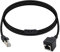RIIEYOCA RJ45 Cat5e Ethernet Patch Cable Interruptor de encendido/apagado RJ45 macho a hembra de alta velocidad cable de red de Internet LAN con interruptor de desconexión, Negro (50CM/1.6Ft)