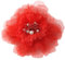 Kabelife Rose Brosche Blume Ansteckblume Groß Blume Haarspange Haarblume Kopfschmuck Haarschmuck Boutonniere Handgelenksblume für Party Strand Hochzeit(Rot)