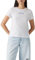 Levi's The tee, Camiseta Mujer, Serif Emb Bright Whi, M
