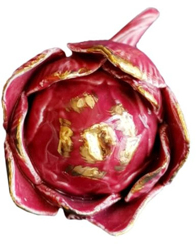 HAWILLOSCH Ornamento Floreale in Ceramica Decorazione Per Tavolo Da Toeletta Artigianato Floreale Fiore Elegante Accessorio Da Donna