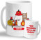 Taza Personalizada Ser Bombero Mola Un Huevo | Regalo Original con Frases De Humor | Regalo Divertido Personalizado | Taza para Desayuno, Café o Té (Ser Bombero...)