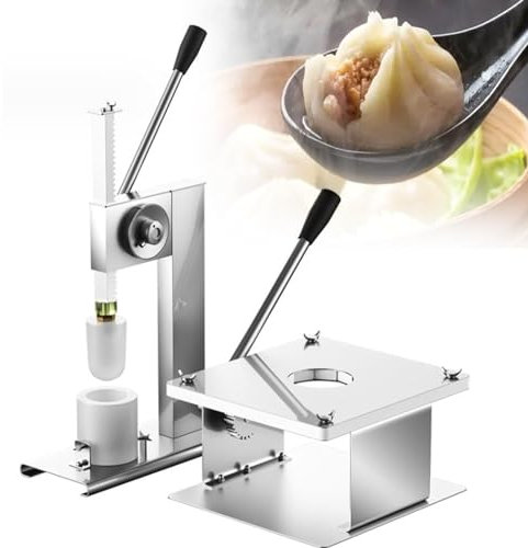 QUSYZD Machine Manuelle de Fabrication de Petits Pains, Machine de Fabrication de Petits Pains en Acier Inoxydable, Machine Manuelle de Fabrication de Petits Pains avec 3 moules - Cuisini,