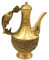 Folpus Messing-Teekanne, Wasserkrug, Skulptur, robuste Vintage-Stil-Handdekoration, Teekessel für Einweihungsparty, Schreibtisch, Schrank, Fisch