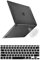HLAAJJX Custodia Case per Macbook Pro 16 pollici 2020 A2141 Touch Bar/Touch ID,Copertina Caso Rigida in Plastica Protettiva &Tastiera Cover con Macbook Pro 16 - Nero Trasparente