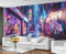 GIVLWF Street Art Graffiti Wallpaper, City Graffiti Peel and Stick Wallpaper for Living Room, Hip Hop Wall Murals for Bedroom, Abstract Large Mural & Boys Room Decor, Painting Wall Paper