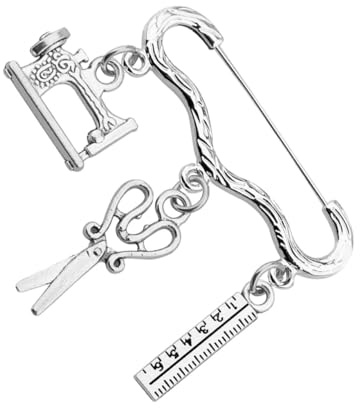 Kreative Brosche Nähmaschinenmodell 1 Stück Legierung Silber